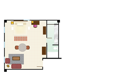 Floor Plan - Suite Deluxe